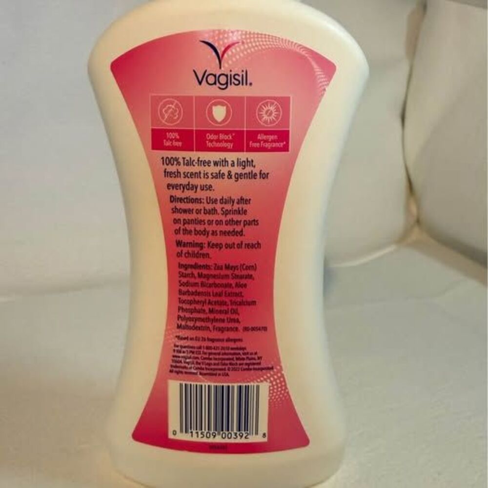 Vagisil Odor Block Deodorant Powder 8 oz Talc-Free Fresh Scent Feminine Care - Picture 2 of 3